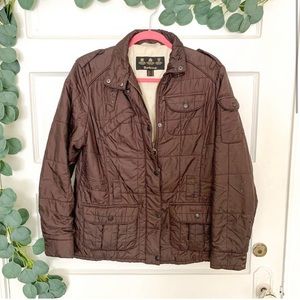 Barbour jacket with flaws